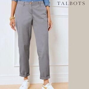 NWOT Talbots relaxed Chinos 16W Dove gray